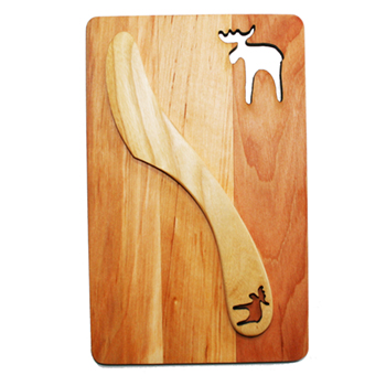 Cutting Board And Spreader Set