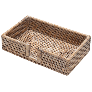 Rattan Guest Towel Napkin Holder